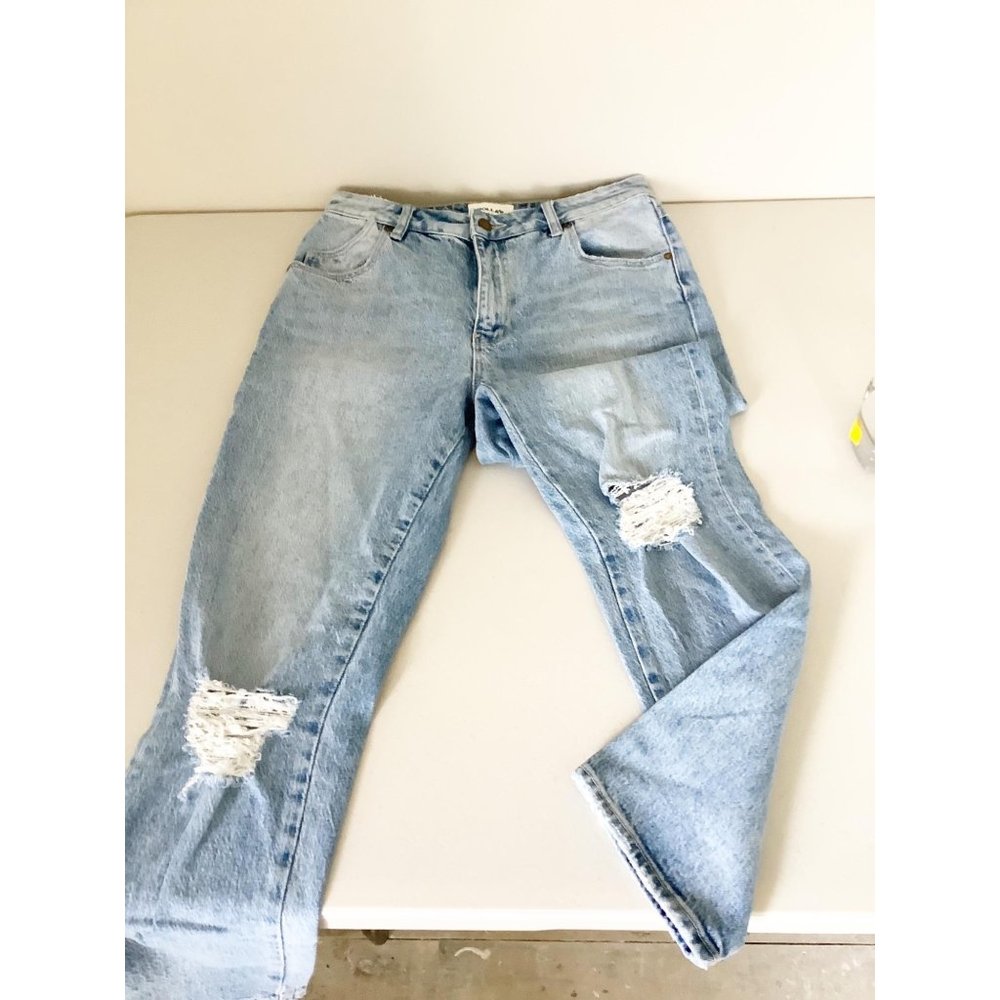 Rolla's Miller Mid-High Rise Slim Light Wash Jeans